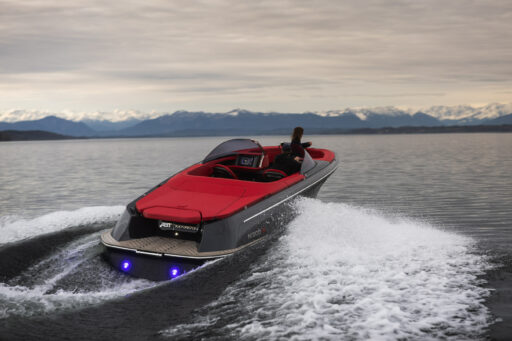 Discover the luxurious ABT | Marian M 800-R electric yacht with 450 kW power, 85 km/h top speed, and elegant design. Limited edition, premiering at the Formula E race in Monaco.