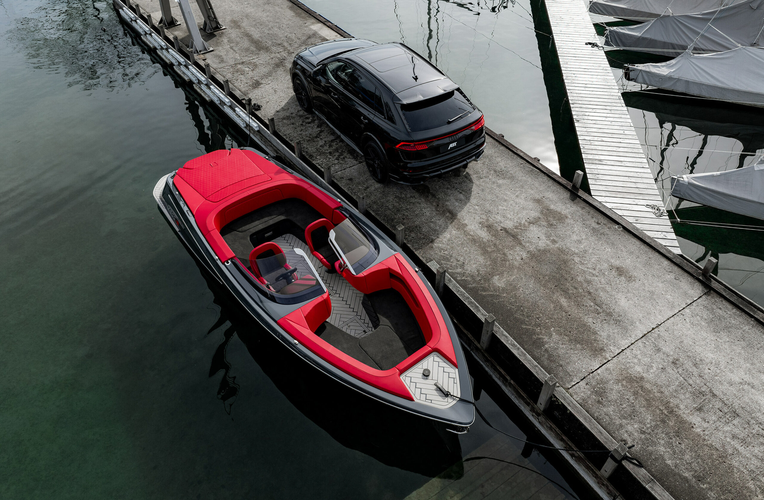 Discover the luxurious ABT | Marian M 800-R electric yacht with 450 kW power, 85 km/h top speed, and elegant design. Limited edition, premiering at the Formula E race in Monaco.