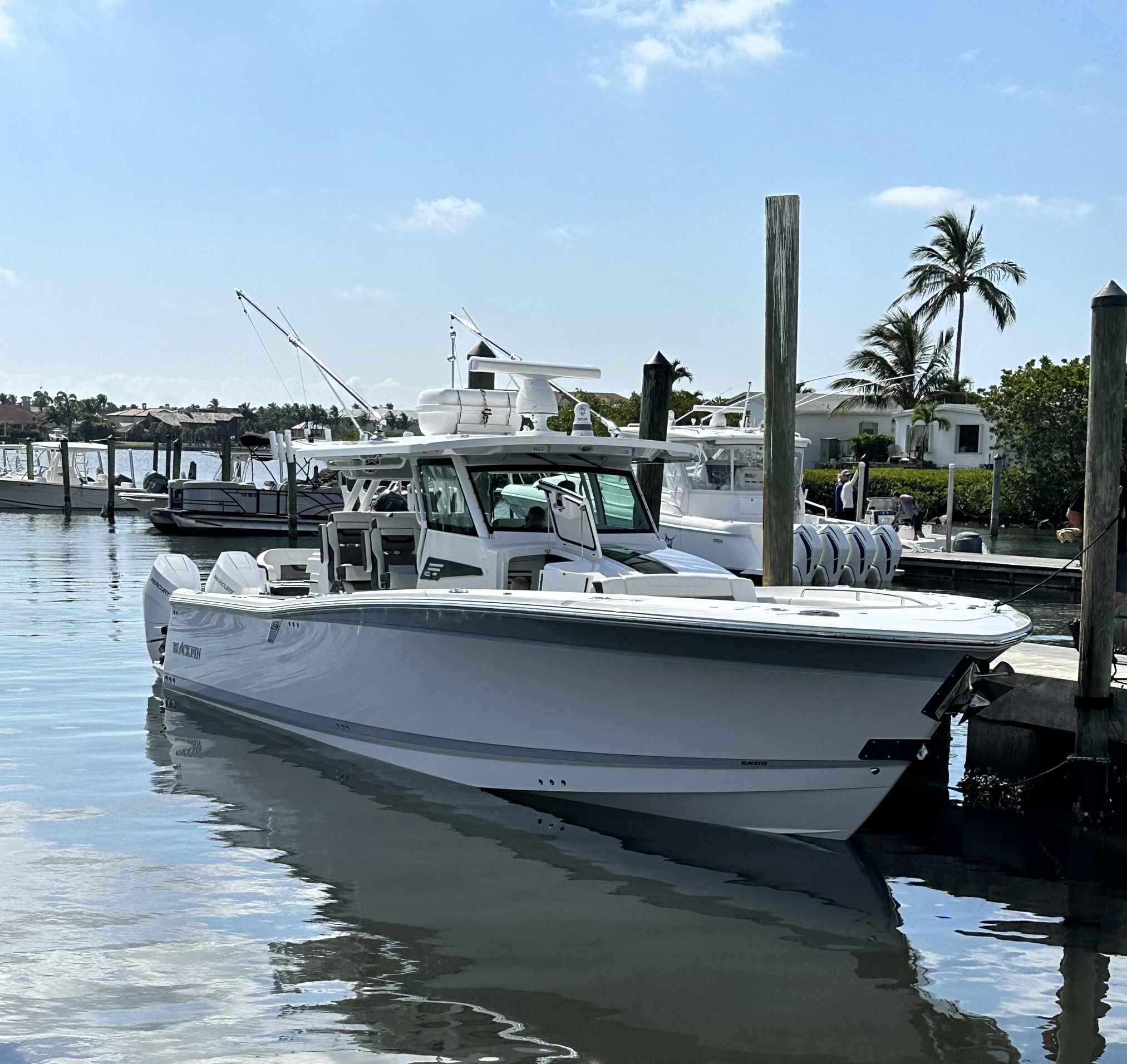 Boater's World Marine Centers sold the first Blackfin 400CC Boat, marking a milestone for the iconic brand's flagship model and showcasing their leadership in the marine industry.