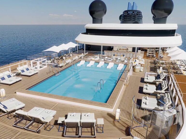 Ritz-Carlton's new 790-foot luxury yacht, Ilma, redefines opulent cruising with lavish suites, state-of-the-art amenities, and exclusive Mediterranean and Caribbean itineraries for 448 guests.