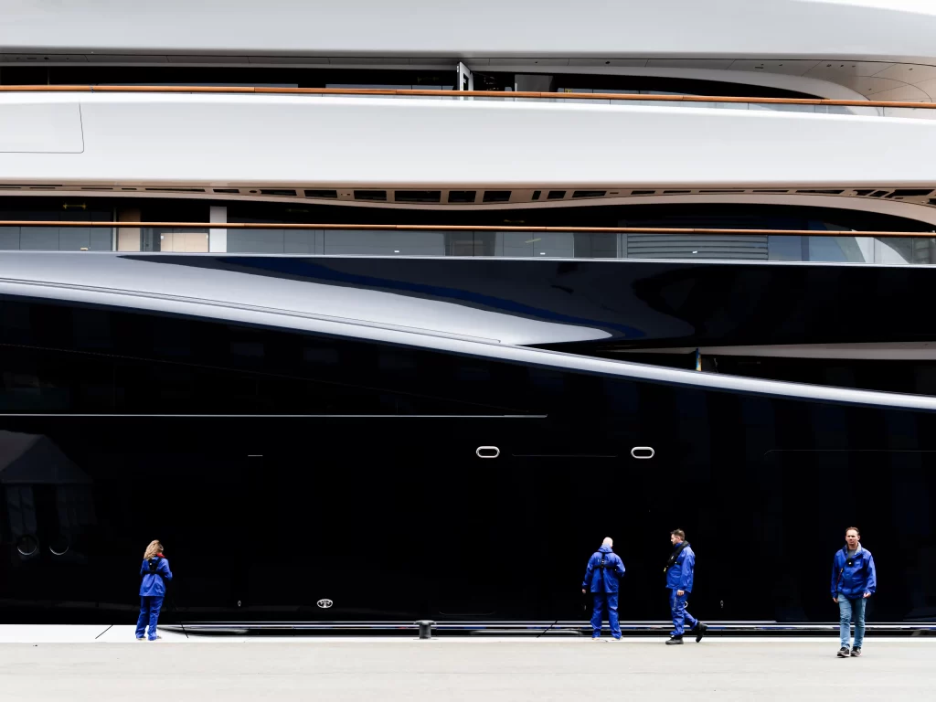 The world’s first hydrogen fuel-cell superyacht by Feadship. This revolutionary vessel sets a new standard in green technology and luxury yachting.