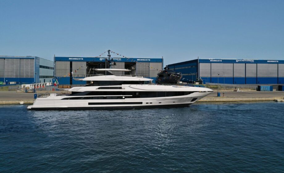 Overmarine Group launches the fourth Mangusta Oceano 50, a flagship 499 GT displacement yacht, featuring expansive interiors, innovative design, and exceptional engineering.