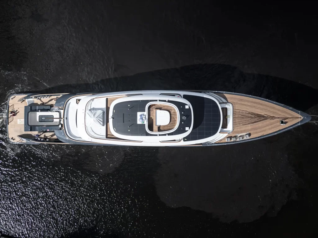 Feadship unveils 195ft solar-powered yacht, Project 713, designed by Studio De Voogt. Combining luxury with sustainability, it aims for climate neutrality by 2030.