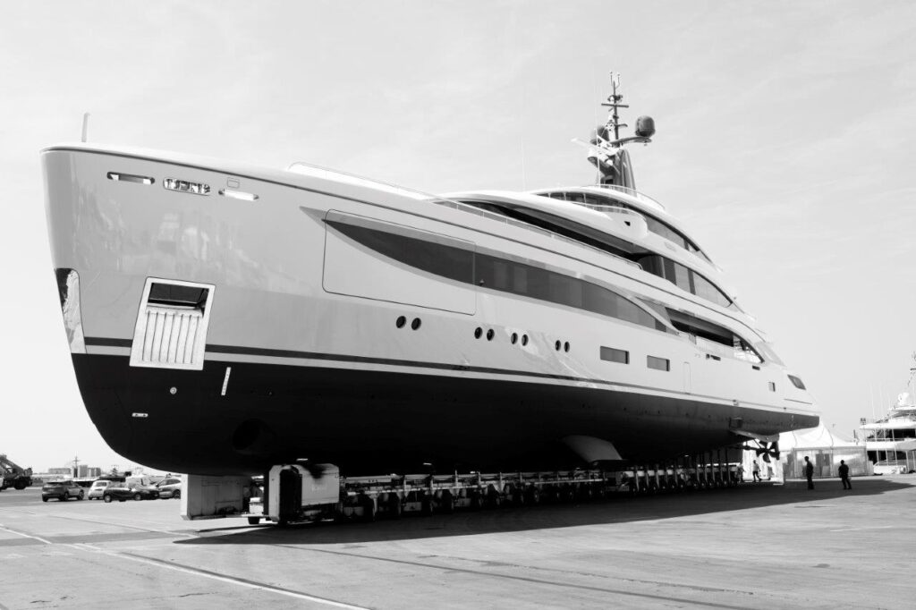 Benetti celebrates the launch of M/Y Iryna, a 66m custom yacht, marking the first in the B.Now 67 series. The vessel features innovative design, luxurious interiors, and extensive outdoor spaces.