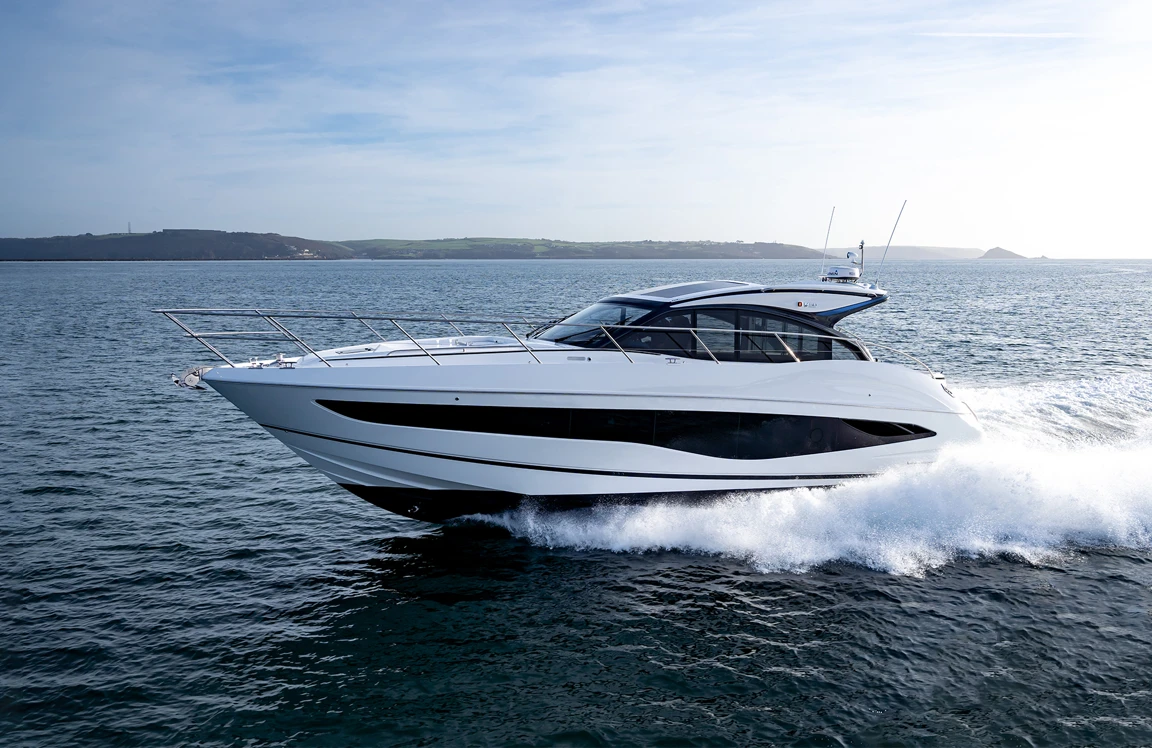 Discover the Princess V50: the latest addition to the V Class range, offering cutting-edge technology, top-notch handling, and stunning design for an unparalleled luxury yachting experience.