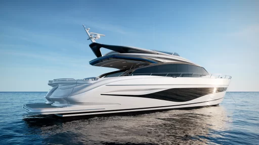 The all-new S80 luxury yacht blends contemporary elegance with cutting-edge technology. With high-performance V12 engines, exquisite interiors, and versatile spaces, the S80 offers an unmatched yachting experience.