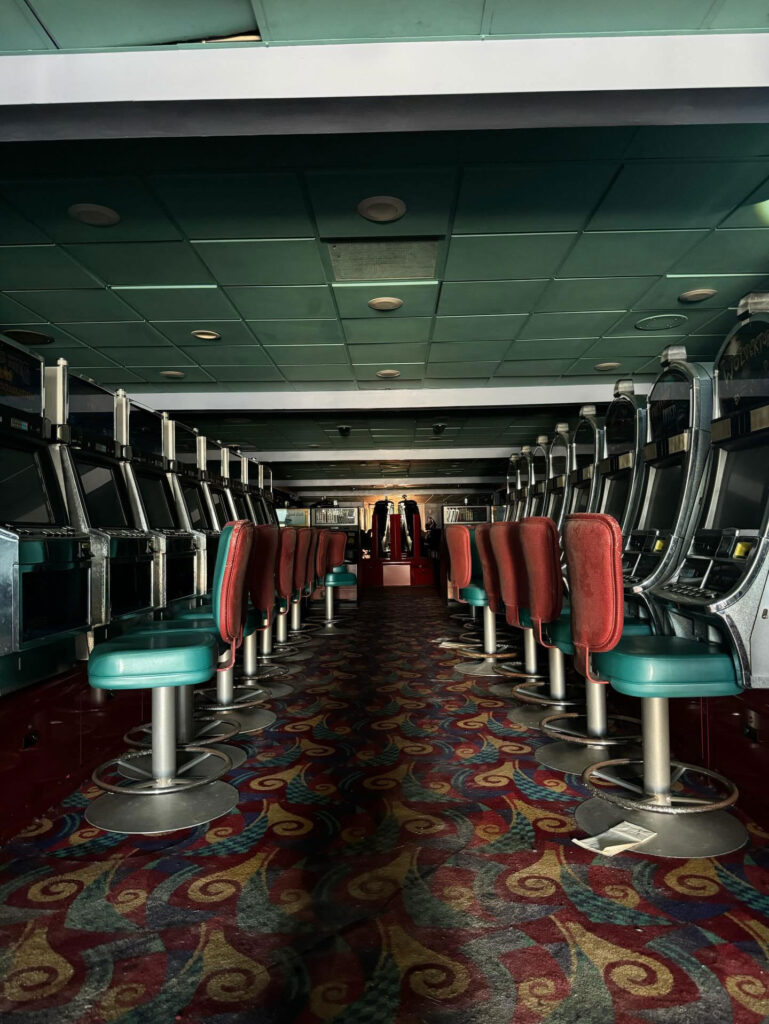 An abandoned, haunted ship in Florida, frozen in time with a full casino onboard. Explore the eerie aftermath of a Legionnaires' outbreak that left it deserted for years.