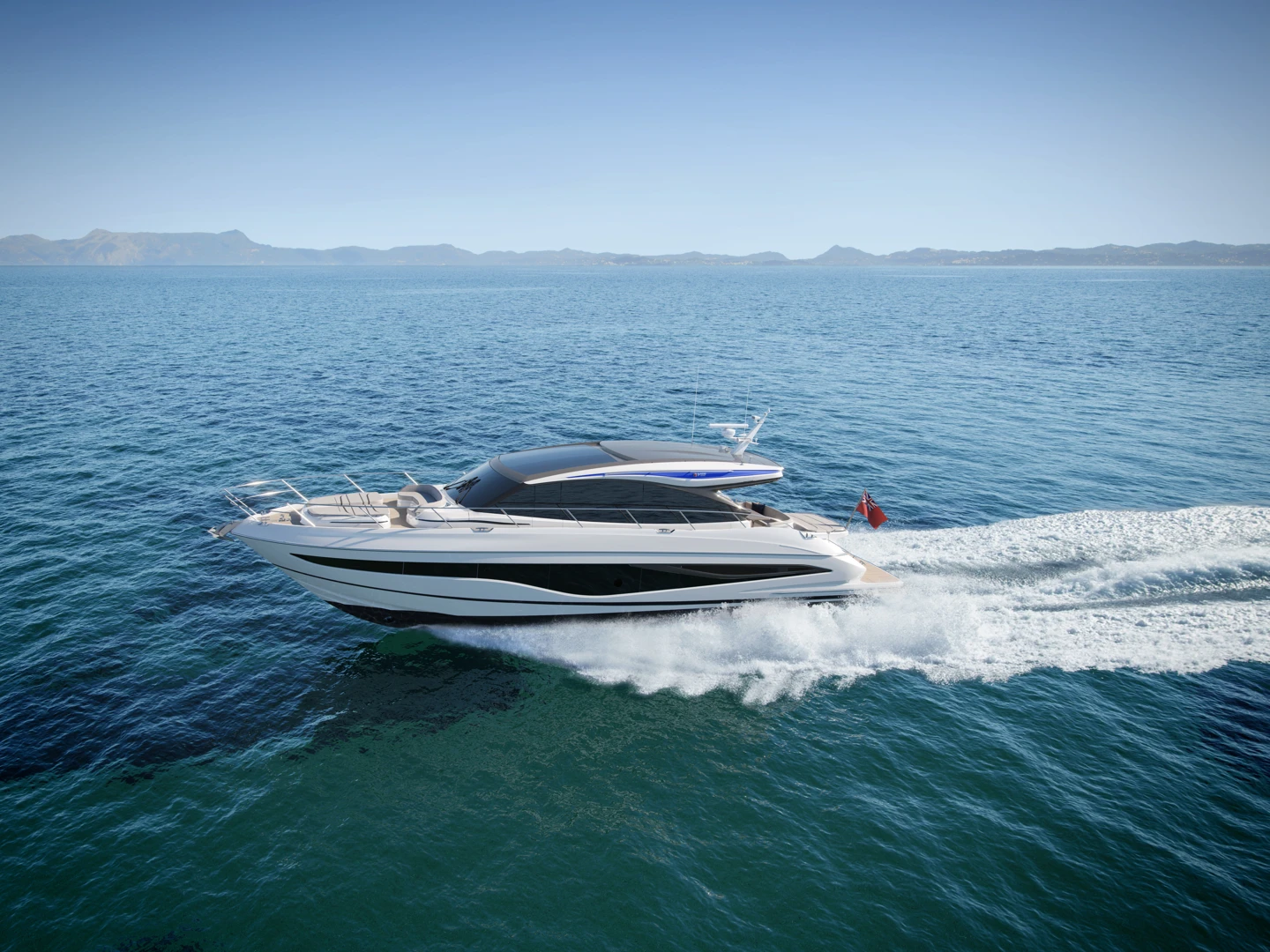 Experience unmatched power and luxury on the Princess V65 yacht. With a top speed of 36 knots and accommodations for 8, this yacht redefines adventure and elegance on the open seas.