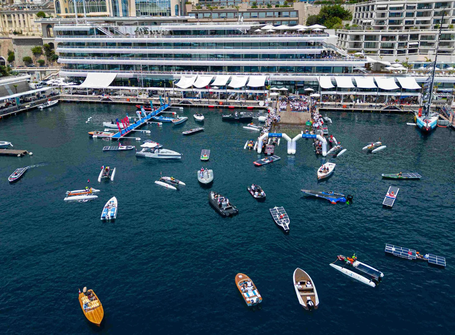 Sanlorenzo participated in the Monaco Energy Boat Challenge 2024, showcasing its commitment to innovation and sustainability in yachting through renewable energy solutions and collaborations with universities.