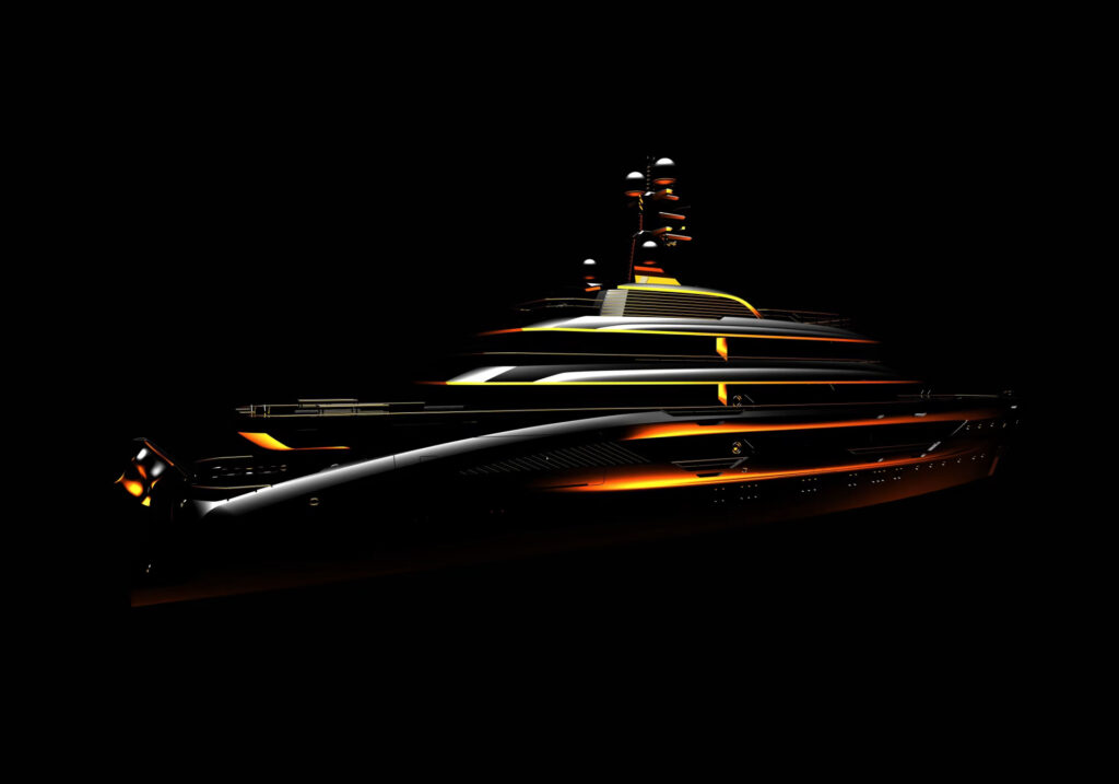 The 77.80-meter superyacht ENERGY, launched in July 2022, showcases exceptional design by Espen Øino and Zuretti, offering luxury, performance, and a truly bespoke yachting experience.