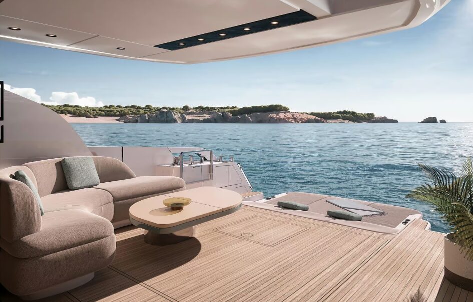 The Azimut Fly 62, launched on July 29th, revolutionizes flybridge yachts with innovative design and space utilization, offering unparalleled sea connection and modern elegance.