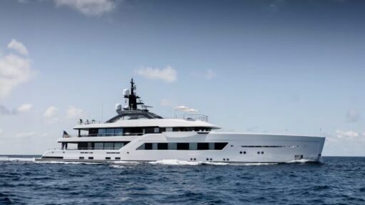 ENTOURAGE, a 60-meter Amels superyacht, sets new standards in luxury with cutting-edge hybrid technology, exquisite design, and unparalleled comfort, now available for charter.