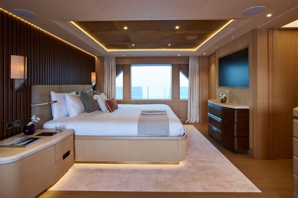 The Amels 60 "COME TOGETHER" yacht, delivered in 2022, features Espen Øino's timeless design, hybrid technology, and luxurious interiors by Winch Design, setting a new standard in luxury yachting.