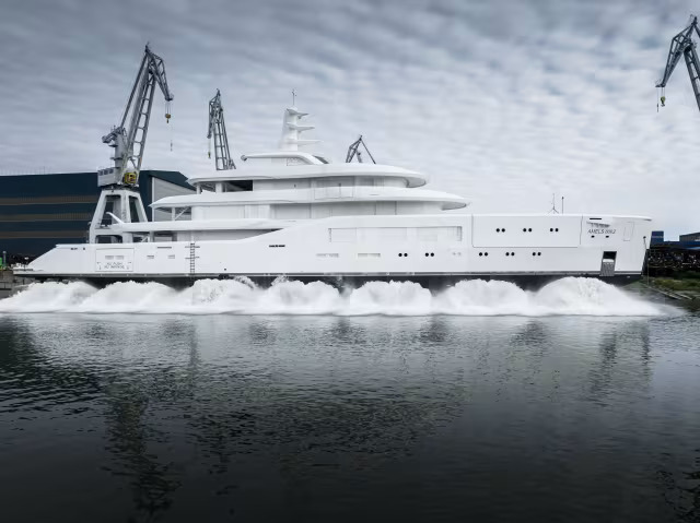 The Amels 8002, a luxurious 80m superyacht set for 2026 delivery, combines elegant design by Espen Øino with sustainable innovation, setting a new standard in luxury yachting.