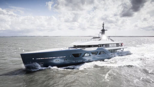 The sixth Amels 60 successfully completes its maiden sea trials, showcasing exceptional performance and design. The yacht will remain docked until its official delivery later this year.