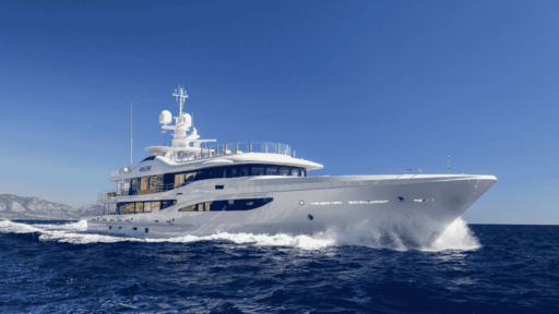 Experience serenity aboard GALENE, a luxurious 55m superyacht available for exclusive charters in the Mediterranean and Caribbean, featuring art-deco interiors and exceptional performance.