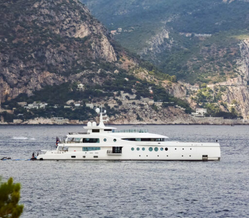 The SEA & US Amels 206 superyacht, launched in 2018, offers 62.4 meters of luxury, featuring exquisite design by Tim Heywood and Winch Design, and delivers unparalleled performance and comfort.