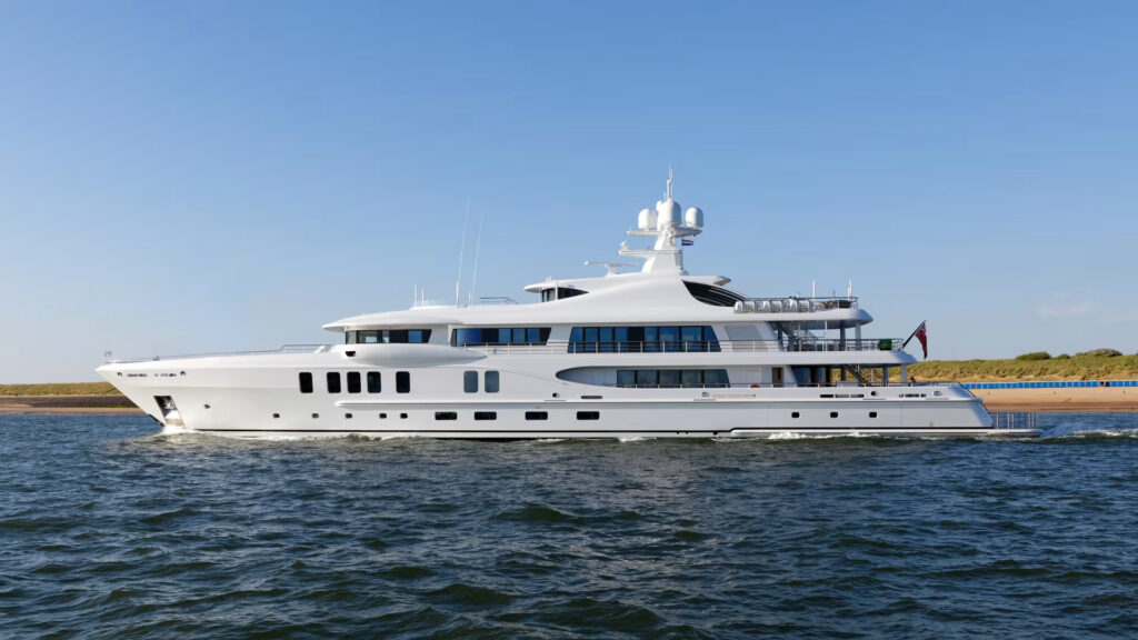 NENINKA, a 67.6-meter luxury superyacht delivered in 2019, blends timeless elegance with modern design, offering unmatched performance, comfort, and craftsmanship in yachting.