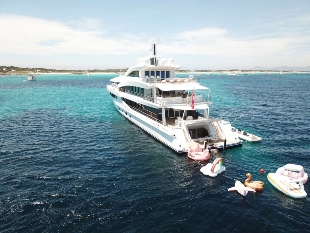 VOLPINI 2, a 57.7-meter yacht from Amels Yachts, is a trailblazer in luxury and sustainability, featuring firsts like IMO Tier III compliance and hybrid power technology.