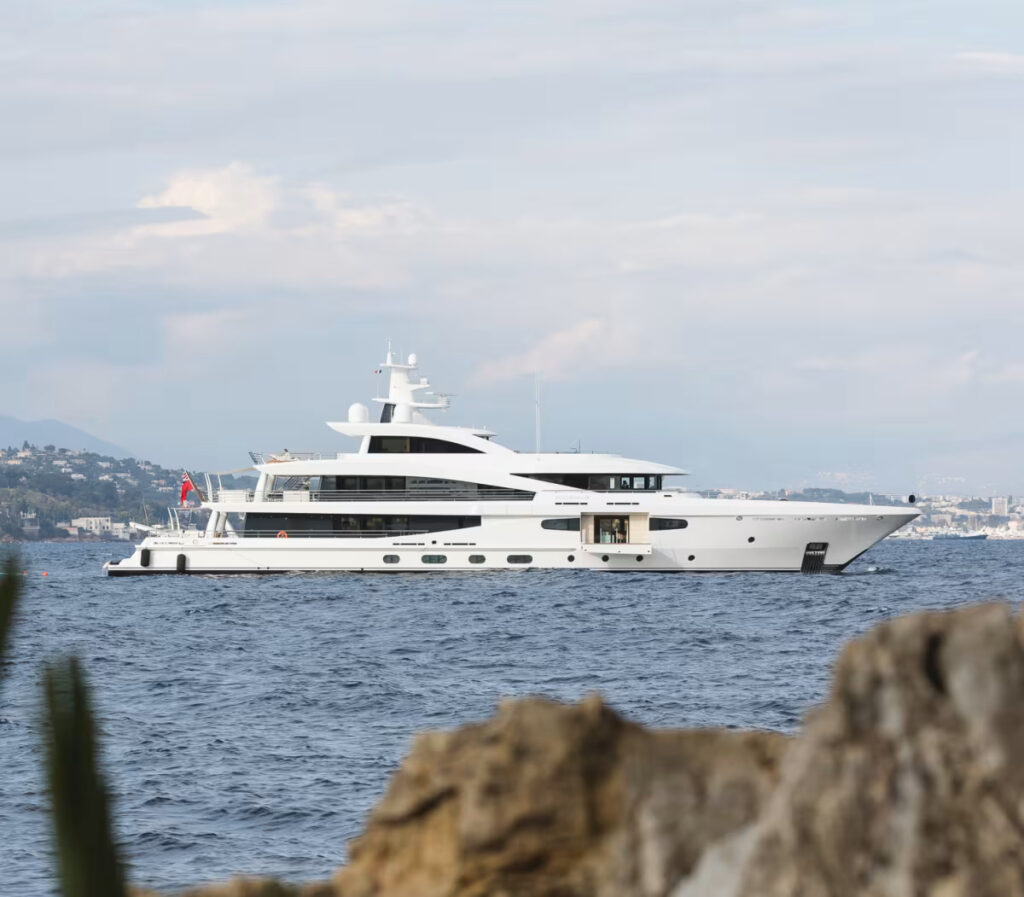 VOLPINI 2, a 57.7-meter yacht from Amels Yachts, is a trailblazer in luxury and sustainability, featuring firsts like IMO Tier III compliance and hybrid power technology.