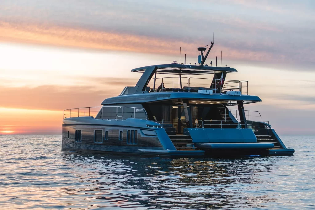 Sunreef Yachts' 60 Sunreef Power Eco won 'Best Electric Catamaran' at the 2024 World Yacht Trophies, recognized for its innovative solar technology and sustainable yachting solutions.