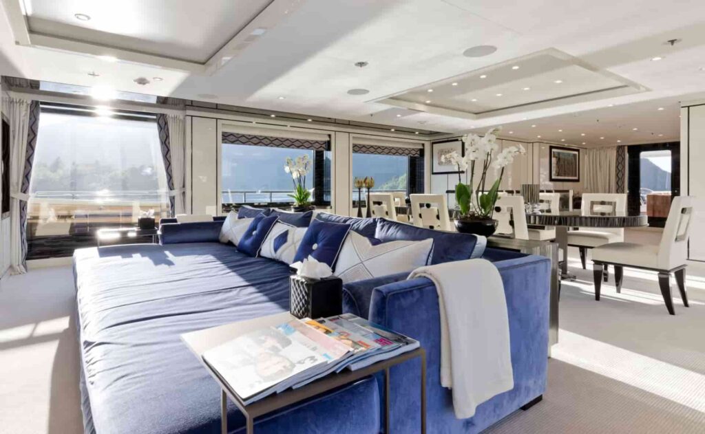 AMIGOS, a 55-metre Amels 180 superyacht, combines luxury and adventure with dual Master Suites, top-tier design, and Southeast Asia exploration, offering a unique charter experience.