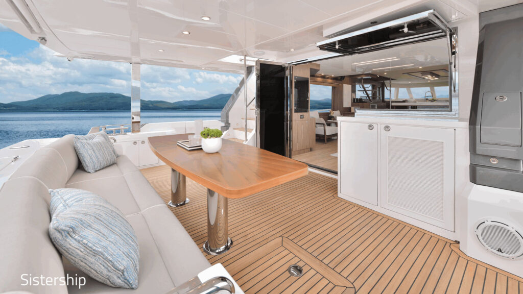 The Horizon V68 blends superyacht luxury with owner-operator practicality, featuring elegant interiors, versatile layouts, and exceptional performance for unforgettable adventures.