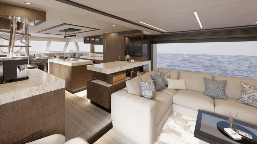 The Horizon V68 blends superyacht luxury with owner-operator practicality, featuring elegant interiors, versatile layouts, and exceptional performance for unforgettable adventures.