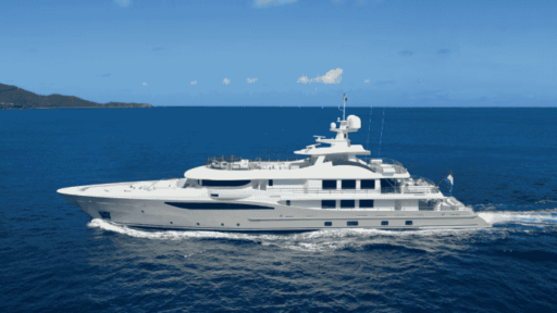 Deep Blue, a 55m Amels 180 yacht, combines Mediterranean luxury, standout design by Tim Heywood and Laura Sessa, and top performance, offering an unforgettable experience.