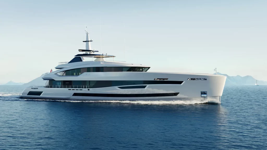 Heesen Yachts announces the keel laying of *Project Evita*, a 57-meter all-aluminium superyacht combining sleek design, cutting-edge engineering, and luxurious interiors.