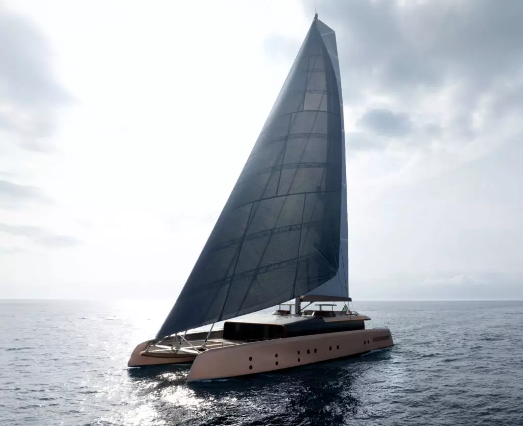 The 47m *Art Explorer* catamaran by The Italian Sea Group wins *Multihull of the Year* at the 2025 Boat International Design & Innovation Awards for its innovation and sustainability.