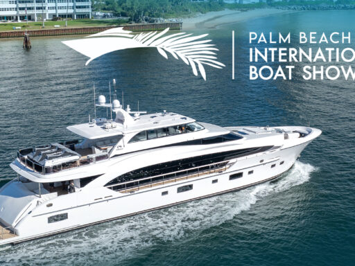 Horizon Yachts presents an elite fleet at the Palm Beach Boat Show, featuring the RP122 *Miss Michelle*, FD100 Tri-Deck, and more, blending luxury with cutting-edge design.