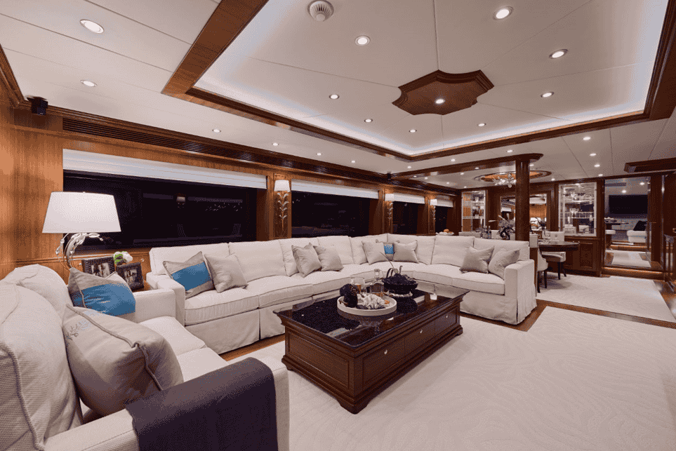 Lifelong boaters Louis and Debra Chenevert built their dream yacht, the Horizon P105 *Debbie Lou*, to create lasting family memories on the water for generations to come.