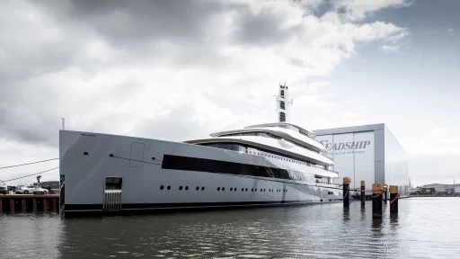 Feadship unveils the new 101m Moonrise with a sleeker profile, expanded decks, advanced noise reduction, and luxury upgrades, set to begin sea trials before delivery.